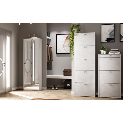 Armoire à Chaussures 5 Portes - Beige