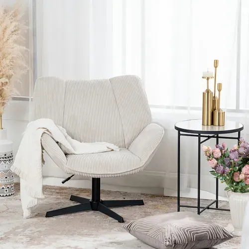 Fauteuil Salon Fonction D'inclinaison Pivotant Sur 360° Avec Dossier En Suédine Marron Fauteuil Salon Fonction D'inclinaison Pivotant Sur 360° Avec Dossier En Suédine Marron