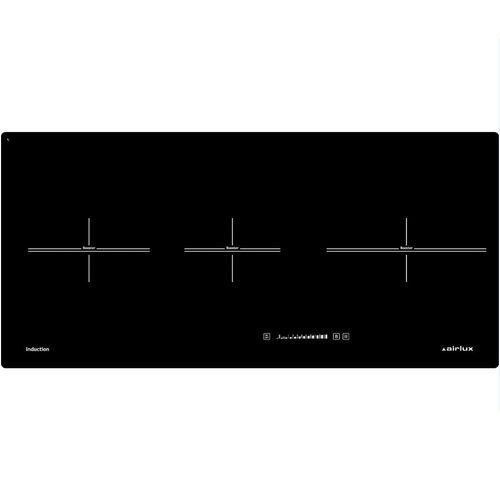 Table De Cuisson à Induction 78cm 3 Feux 6700w Noir Ati83bk