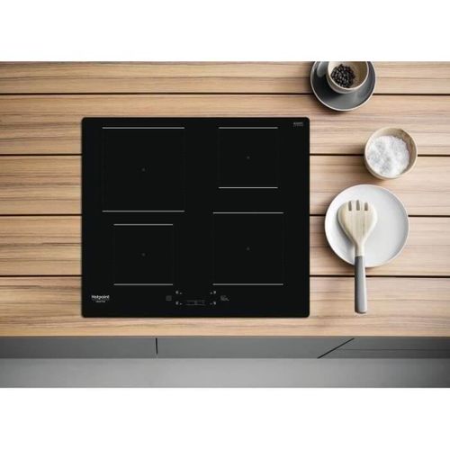 Table De Cuisson Induction - 4 Foyers - 7200w - L60 Cm - Revêtement Verre Noir - Hq5660sne