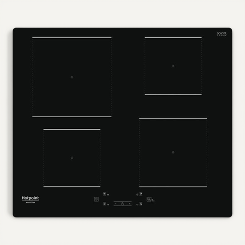 Table De Cuisson Induction - 4 Foyers - 7200w - L60 Cm - Revêtement Verre Noir - Hq5660sne