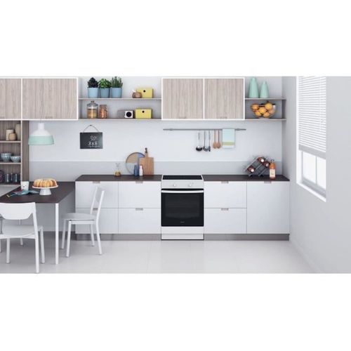 Cuisiniere à Induction - Is67iq5kcw/e - 3 Foyers - 2600 W - 60 Cm - Blanc