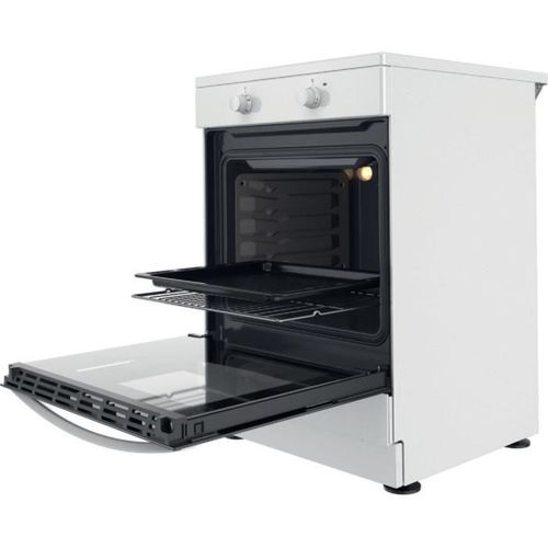 Cuisiniere à Induction - Is67iq5kcw/e - 3 Foyers - 2600 W - 60 Cm - Blanc
