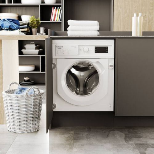Lave linge intégrable HOTPOINT BIWMHG81485EU 8kg Blanc