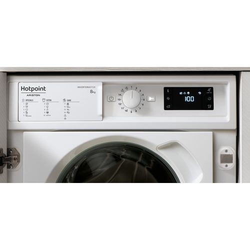 Lave linge intégrable HOTPOINT BIWMHG81485EU 8kg Blanc