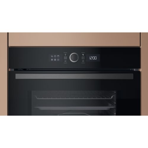 Four Encastrable 73 L Noir - Pyrolyse, Airfry, Steamo, 8 Fonctions A+ 3450 W - HA4S80PM0BA
