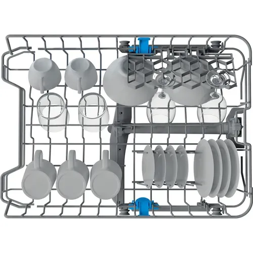 Lave-vaisselle pose libre INDESIT IN2FD10CS70W 45cm Blanc vue accessoires
