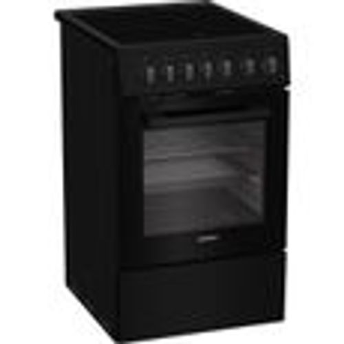 Cuisinière Noire 50 Cm à Table Vitrocéramique, Four électrique 65 L - I5V3PCB