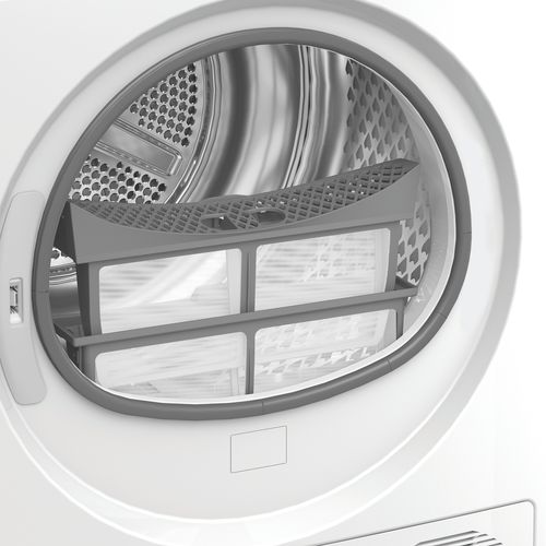 Séche-linge hublot INDESIT CYSD82DWWFR 8kg Blanc vue accessoires