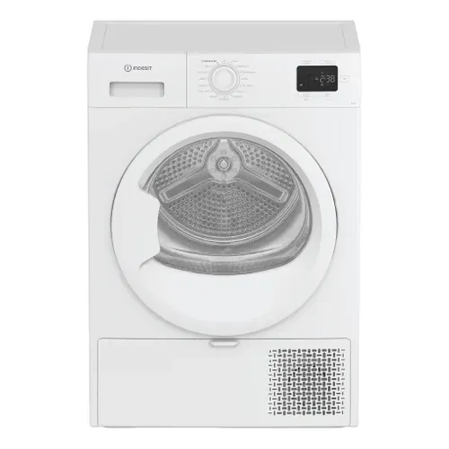 Séche-linge hublot INDESIT CYSD82DWWFR 8kg Blanc vue de face
