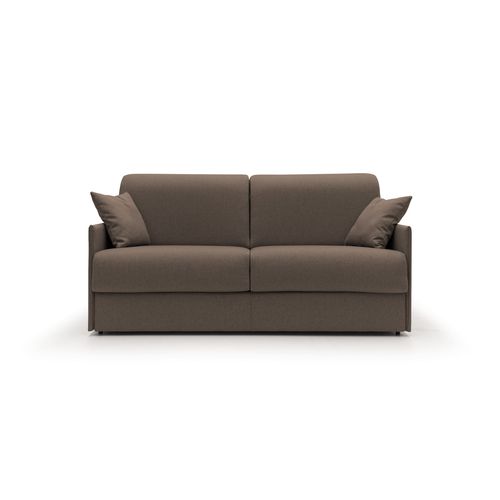 Evans Canapé Lit Convertible En Tissu Imperméable T13 189 Cm (mat. 160x197)  Brun