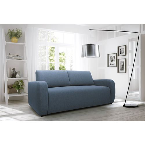 Duna Canapé Lit Convertible Matelas 20 Cm En Tissu Imperméable T03 215 Cm (mat. 160x197) Brun