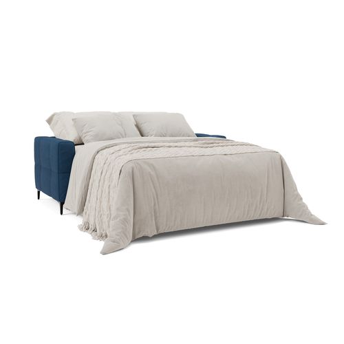 Gardenia Canapé Convertible Matelas H18 Cm Tissu Imperméable T02 198 Cm (mat. 140x197) Bleu