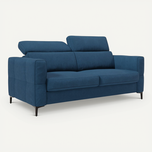 Gardenia Canapé Convertible Matelas H18 Cm Tissu Imperméable T02 198 Cm (mat. 140x197) Bleu