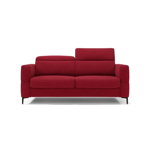 Gardenia Canapé Convertible Matelas H18 Cm Tissu Imperméable T02 198 Cm (mat. 140x197) Rouge