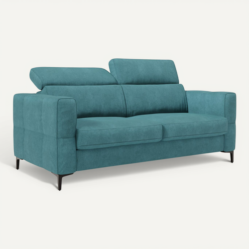 Gardenia Canapé Convertible Matelas H18 Cm Tissu Imperméable T02 198 Cm (mat. 140x197) Bleu Ciel