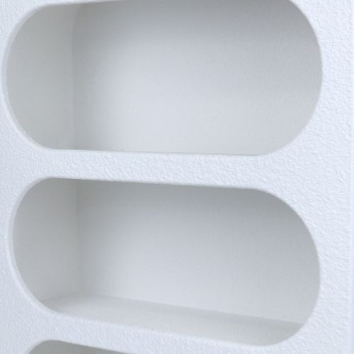 Étagère Murale Selene 50,5x40,5x14 Cm Mdf Blanc Moderne