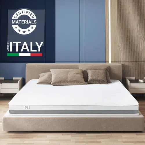 Matelas Mousse 80x190 cm BASIC Epaisseur 20 Cm Made In Italy