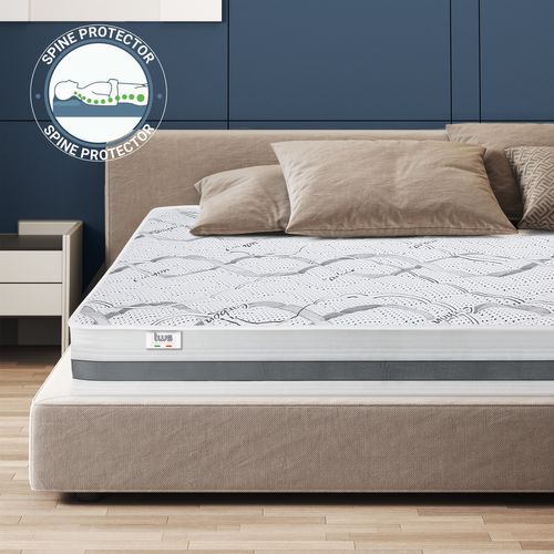 Matelas  Mousse Accueil Mémoire De Forme 140x190 Carbon Memory Foam - 22 Cm - Made In Italy