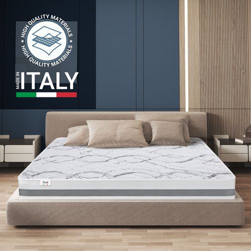Matelas En Mousse à Mémoire De Forme 160x200 Cm épaisseur 22 Cm - Tissu Respirant