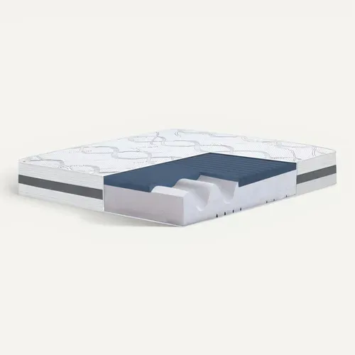 Matelas En Mousse à Mémoire De Forme 160x200 Cm épaisseur 22 Cm - Tissu Respirant