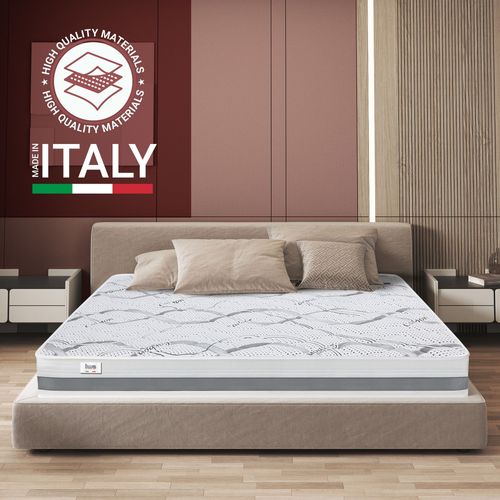 Matelas En Mousse à Mémoire De Forme 90x190 Cm épaisseur 27 Cm - Tissu Respirant