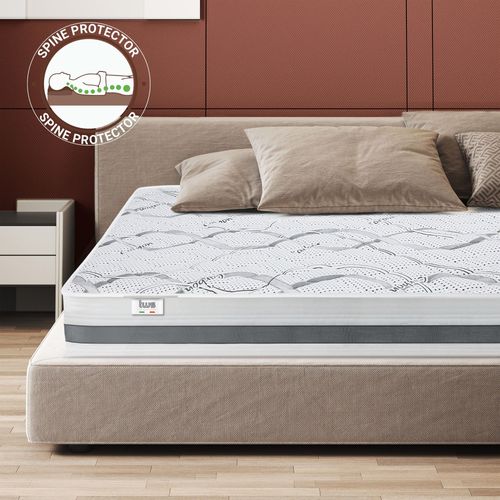 Matelas En Mousse à Mémoire De Forme 90x190 Cm épaisseur 27 Cm - Tissu Respirant