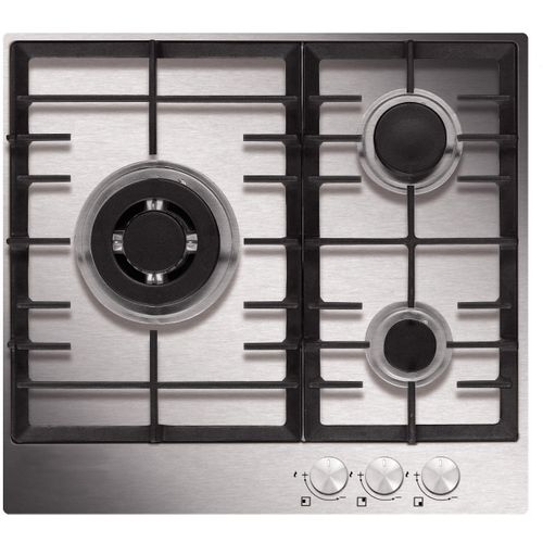 Table De Cuisson Gaz 60cm 3 Feux Inox At635hix