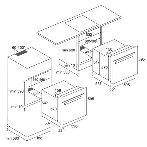 Four encastrable multifonctions Catalyse - AFC 106 WH