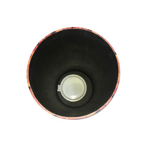 Porte-parapluie Porte-parpluies Mdf Canvas Rouge 54x23x23