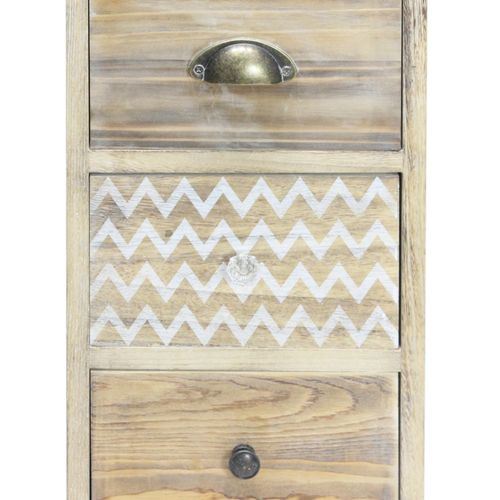 Chiffonnier 4 Tiroirs Boho Shabby Bois