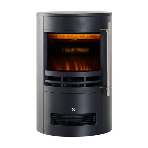Cheminée Électrique LED À Effet De Flamme 3d Réglable 1000w 2000w Noir