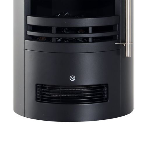 Cheminée Électrique LED À Effet De Flamme 3d Réglable 1000w 2000w Noir