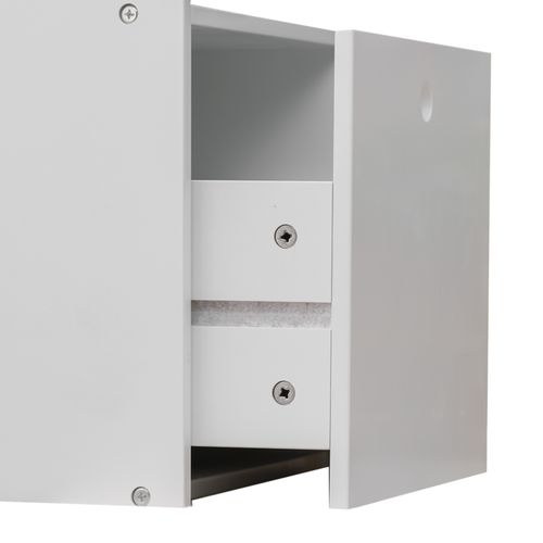 Etagere Etroite Pour Enfants 4 Etageres 1 Tiroir Bibliotheque En Bois Blanc