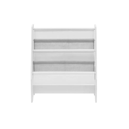 Bibliothèque Pour Enfants Montessori Blanc Mdf Tnt Avec 4 Étagères
