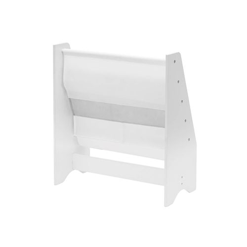 Bibliothèque Pour Enfants Montessori Blanc Mdf Tnt Avec 4 Étagères