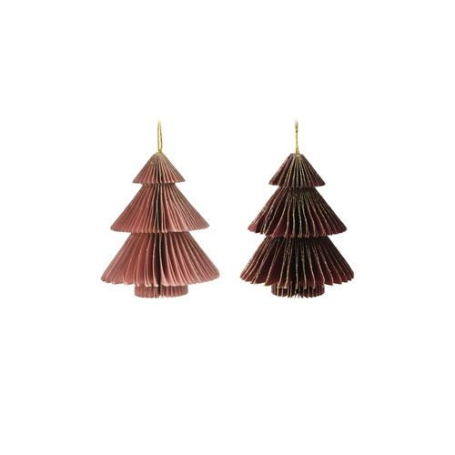 2 Étoiles Papier Dorées 30 Cm - Décorations Suspendues 3D Arbre Noël Mariage Anniversaire