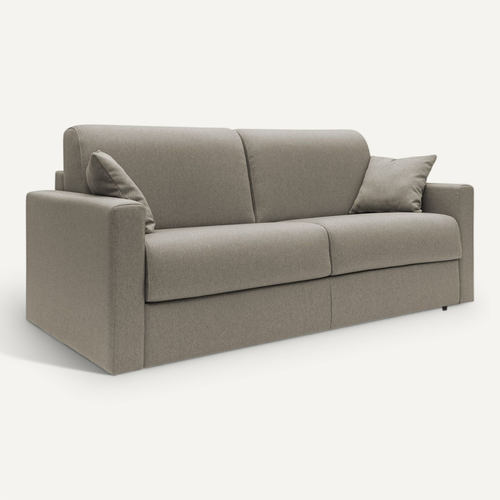 Chris Canapé Lit Convertible En Tissu Imperméable T13 186 Cm (mat. 140x197) Taupe