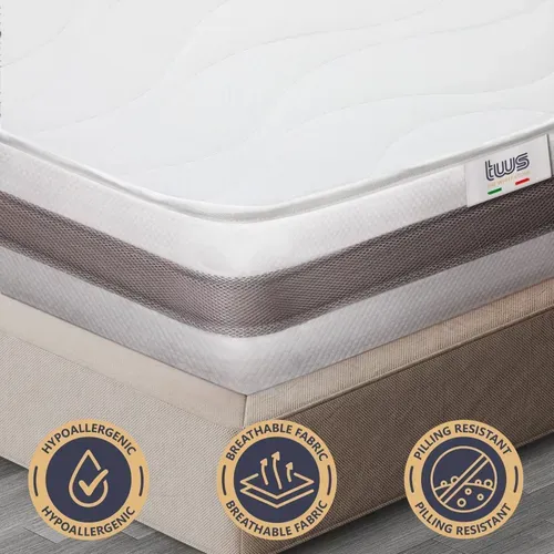 Matelas 90x190 Cm En Waterfoam Hypoallergénique, 20 Cm