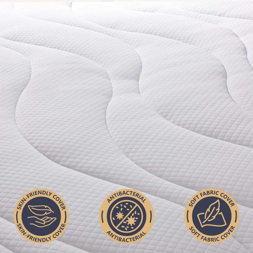 Matelas 140x200 Cm En Waterfoam Hypoallergénique, 25 Cm