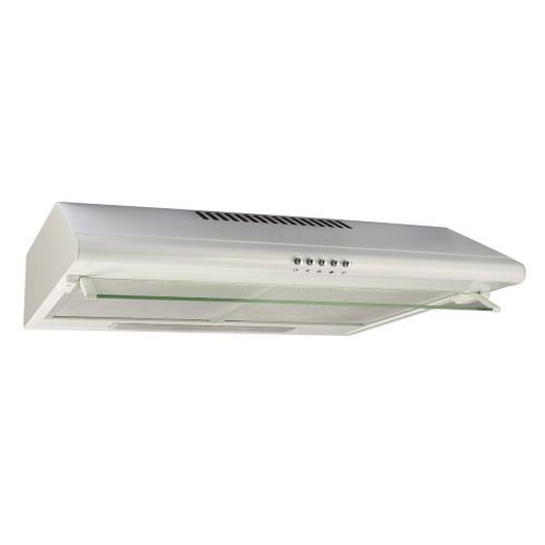 Hotte visière AIRLUX HC603B 60cm blanc vue de face