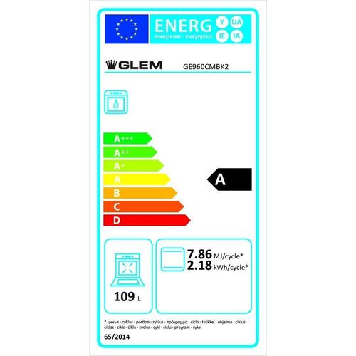 Piano de cuisson GLEM GE960CMBK2