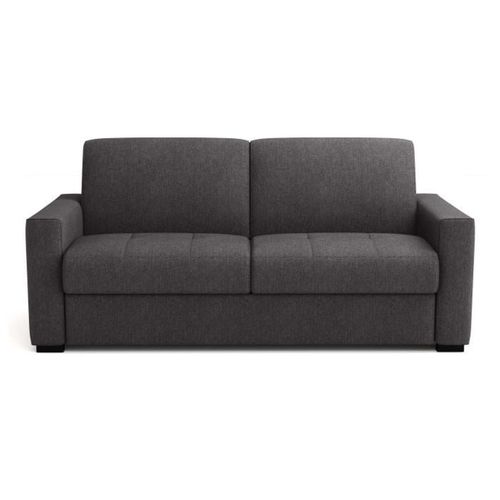 Canapé Convertible Express - Marius - Tissu Anthracite - Matelas 14cm - 190 X 100 X 87 Cm