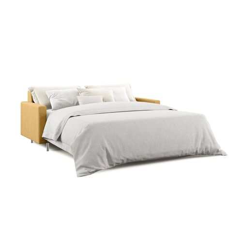 Tete De Lit En Petit Panneau Mural De Differentes Dimensions En Microfibre Douce Detachable T11 Jaune