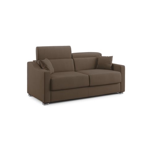 Amber Canapé Lit Convertible En Tissu Détachable T05 191 Cm (mat. 140x197)  Brun