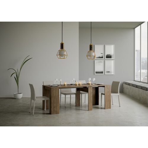 Console Extensible 90x48/204 Cm Basic Small Noyer