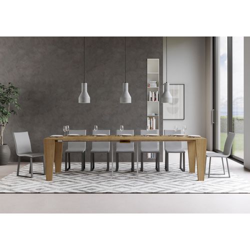 Console Extensible 90x40/300 Cm Spimbo Chêne Nature