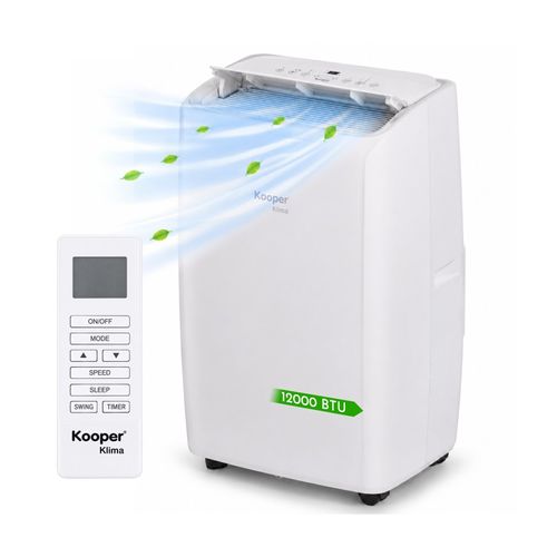 Kooper - 5925931 - Blanc - Climatiseur Portable - 12000 Btu - Chaud/froid