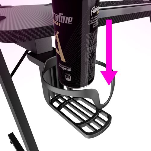 Shigeru - Bureau Gaming D'angle 140x99x76 Cm Avec LED En Mdf Et Métal Noir