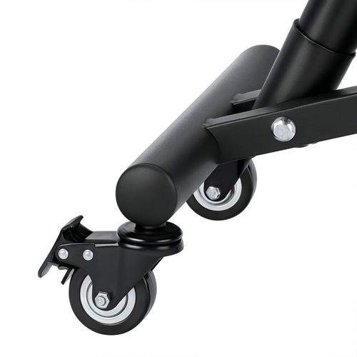 Neil - Tabouret Ergonomique Orthopédique Et Postural à Dossier Max 110 Kg Noir